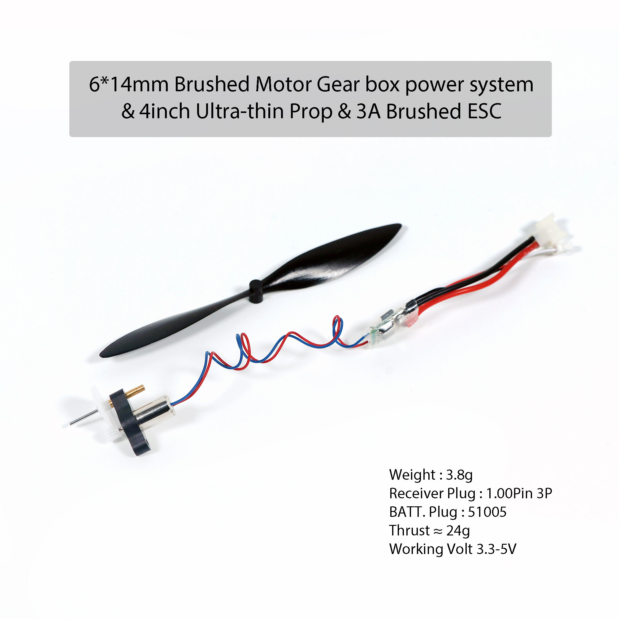 AEORC 6x14 Brushed Motor Combo - огляд і ціна Brushless Motor Thrust Test Stand